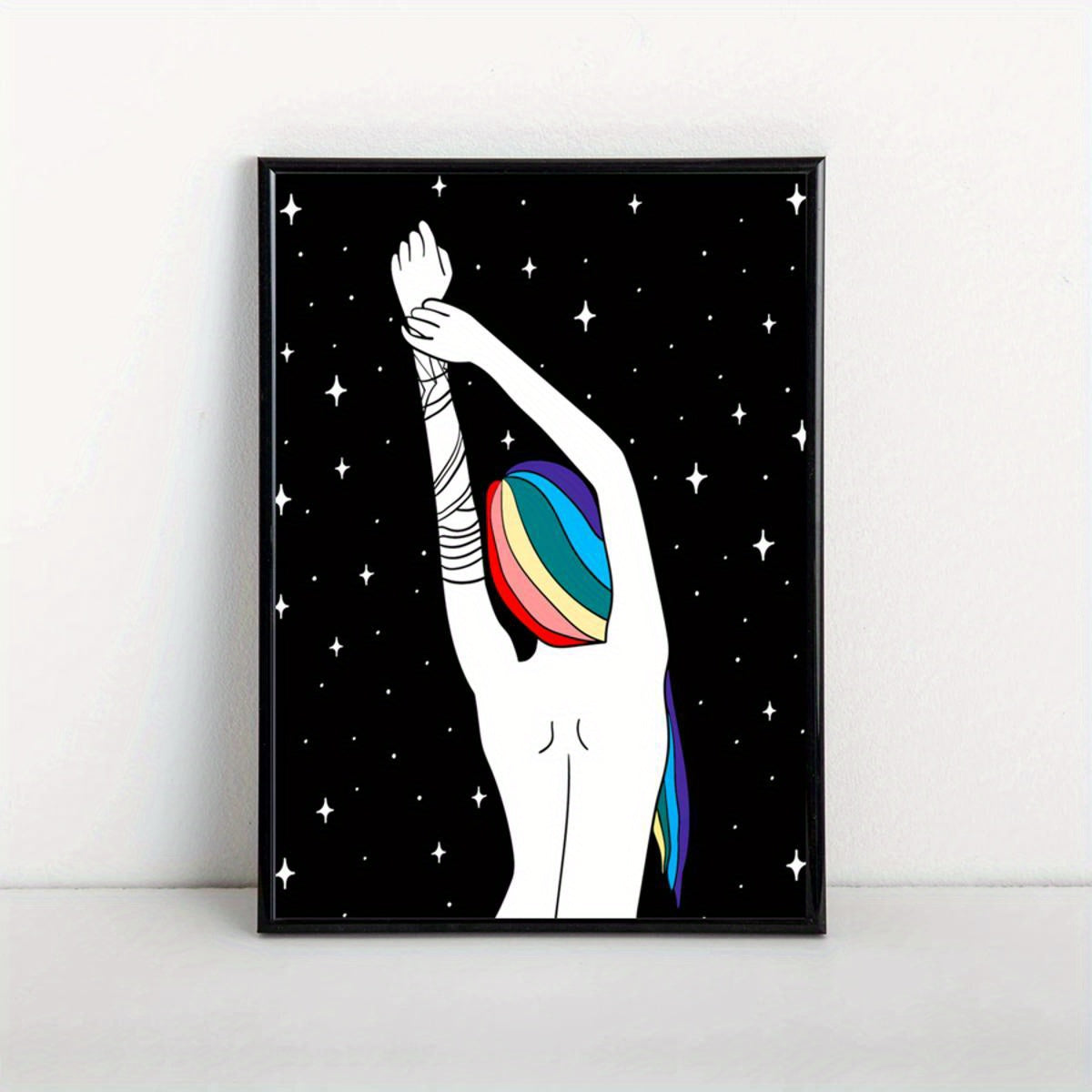 Affiche LGBT — Rainbow Hair