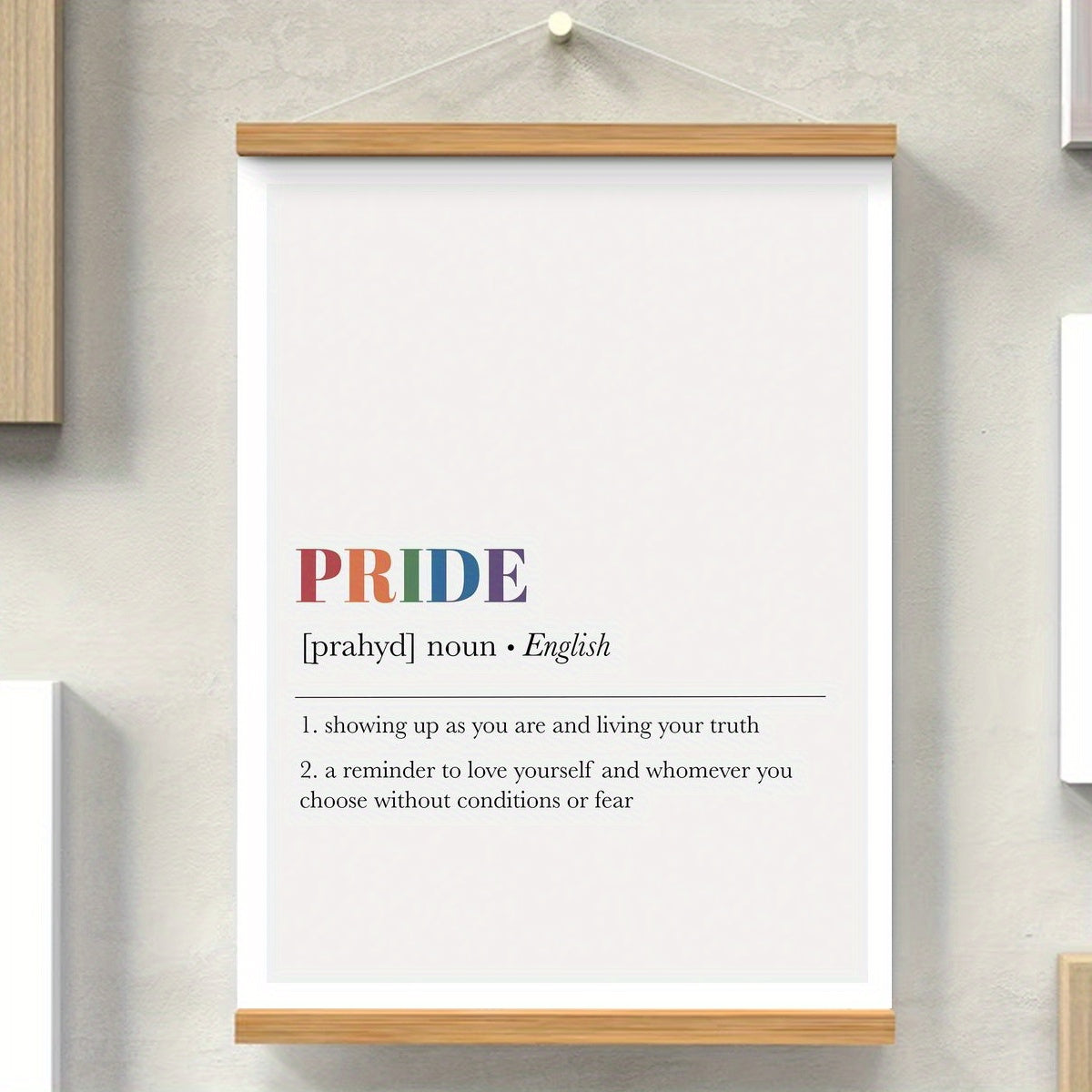 Affiche LGBT — Pride Definition