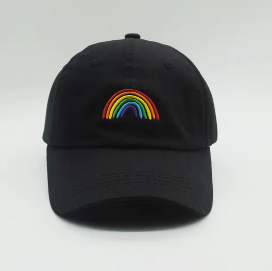 Casquette LGBT Arc-en-ciel Noir