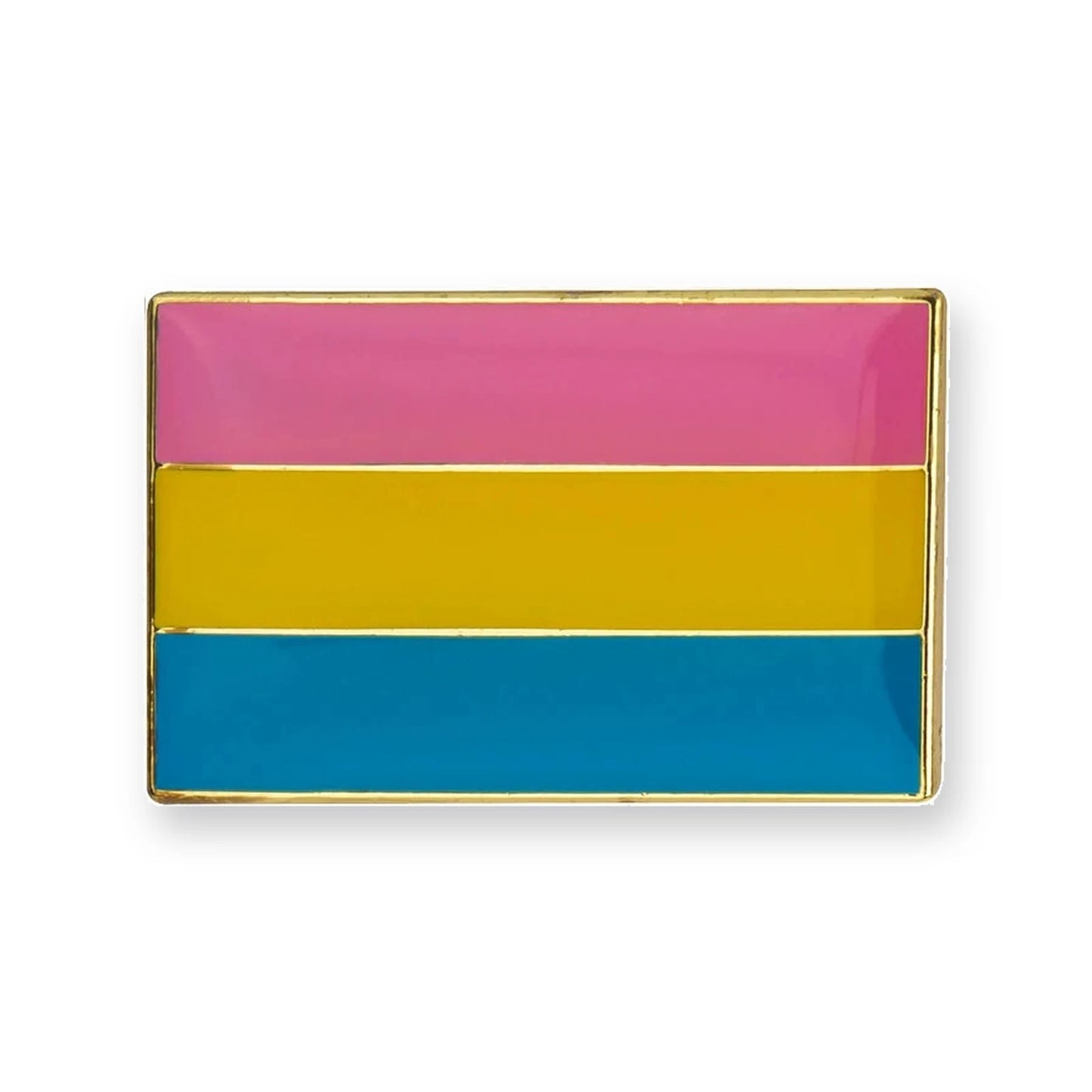 Pins drapeau pansexuel : rose, jaune et cyan