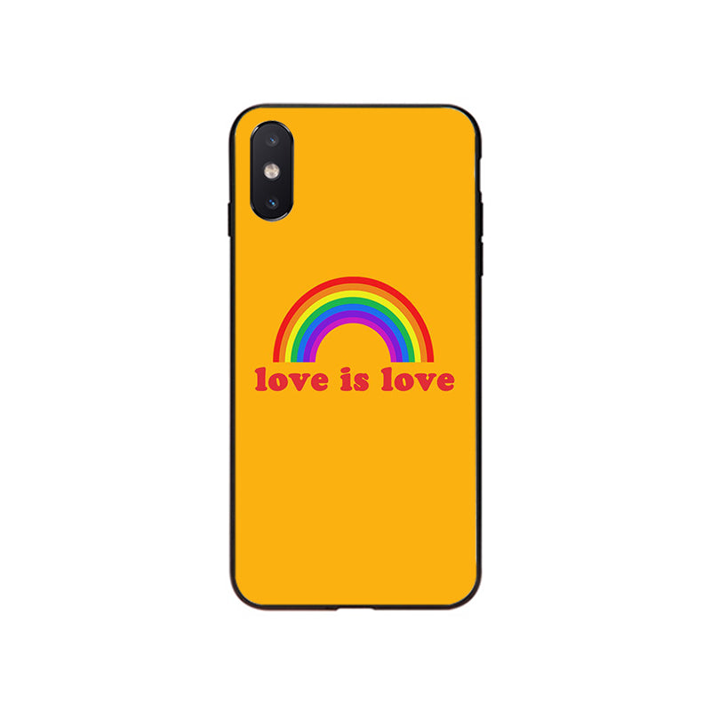 Coque iPhone <br> Yellow Love is Love