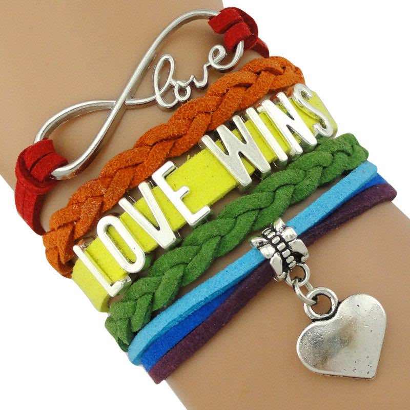 Bracelet LGBT <br/> Love Wins