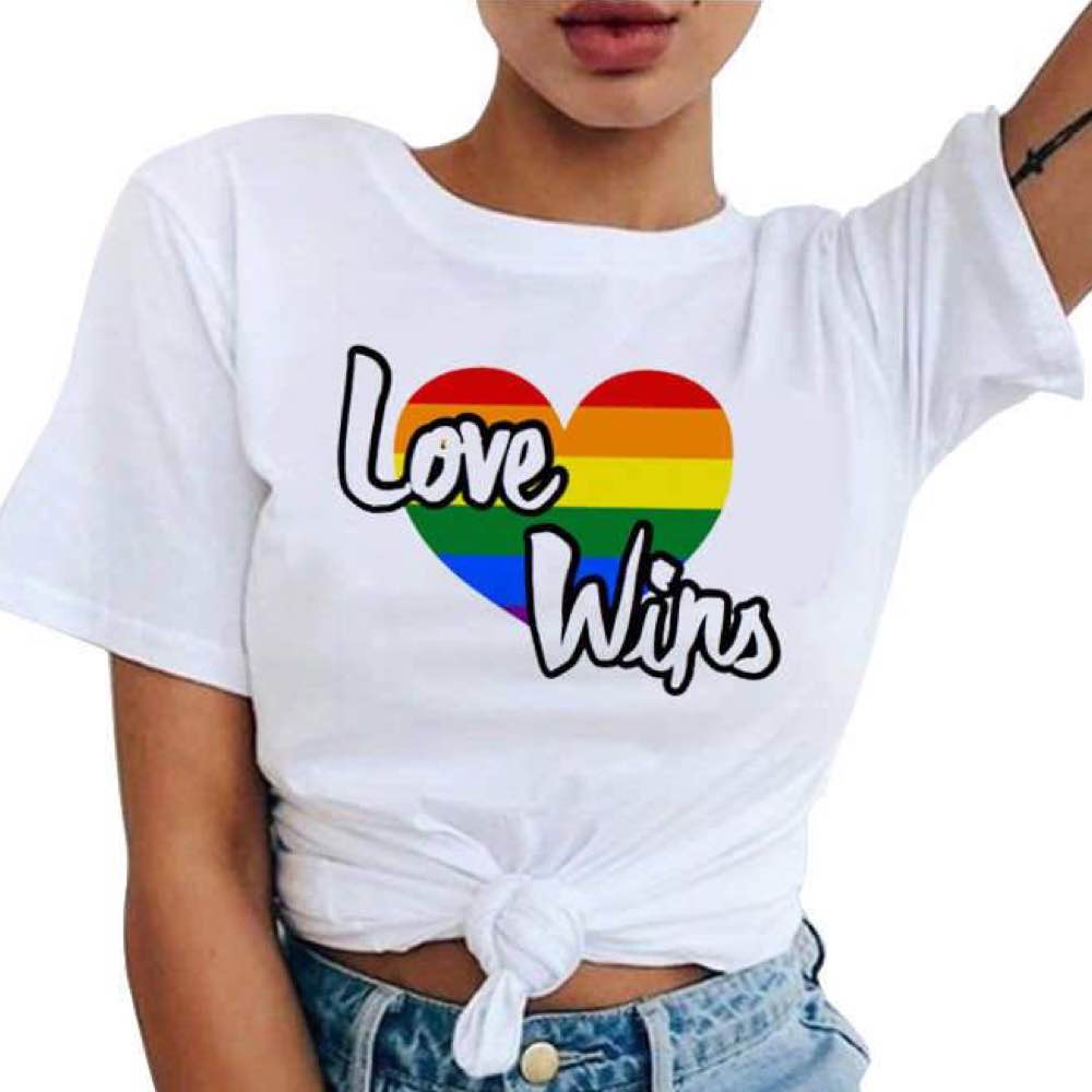 T-shirt Love Wins V4