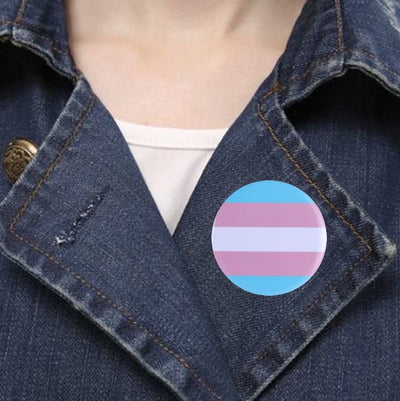 Badge LGBT <br/> Drapeau Transgenre