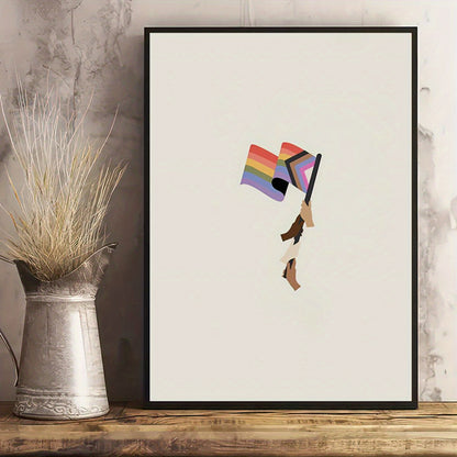 Affiche LGBT — Flag Progress