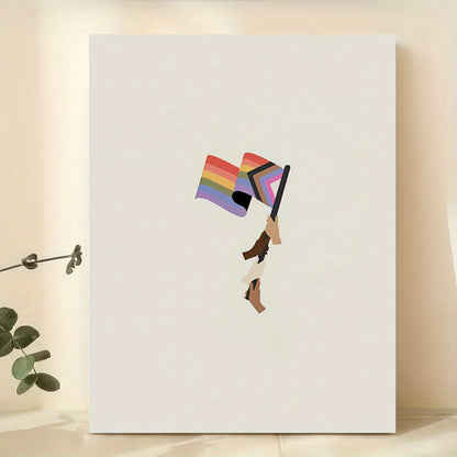 Affiche LGBT — Flag Progress
