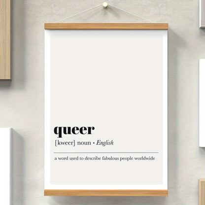 Affiche LGBT — Queer Definition