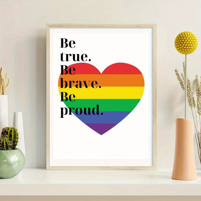 Affiche LGBT — Be Proud