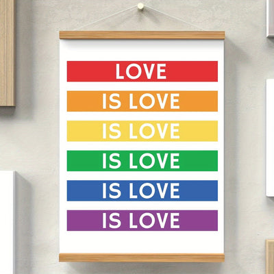 Affiche LGBT <br/> Love is Love