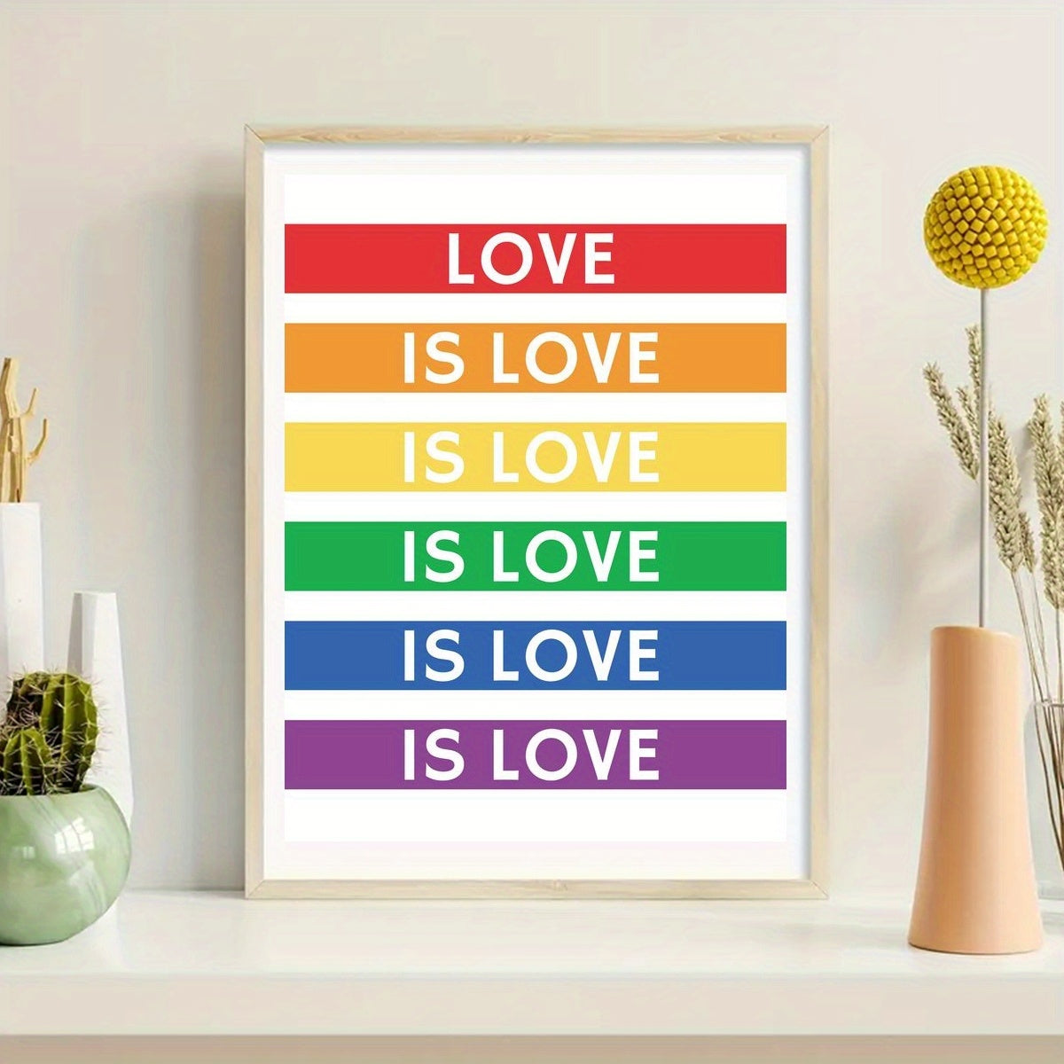 Affiche LGBT — Love is Love