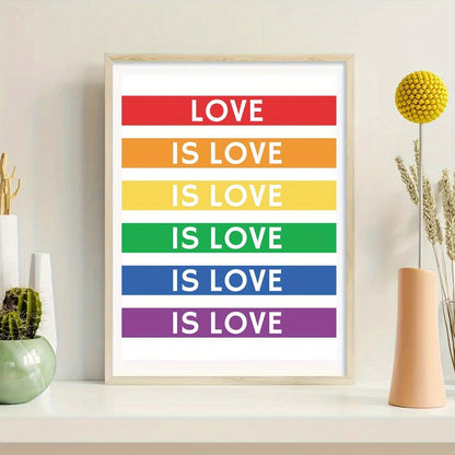 Affiche LGBT — Love is Love