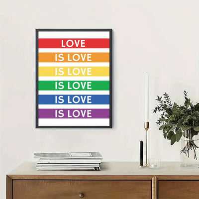 Affiche LGBT <br/> Love is Love