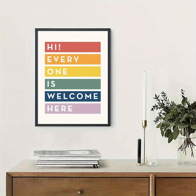 Affiche LGBT <br/> Welcome