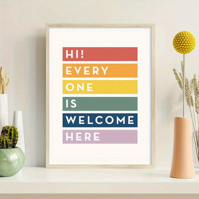 Affiche LGBT <br/> Welcome