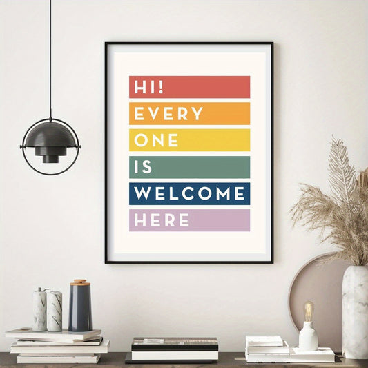 Affiche LGBT — Welcome