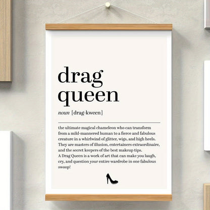 Affiche LGBT — Drag Queen Definition