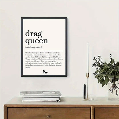 Affiche LGBT — Drag Queen Definition