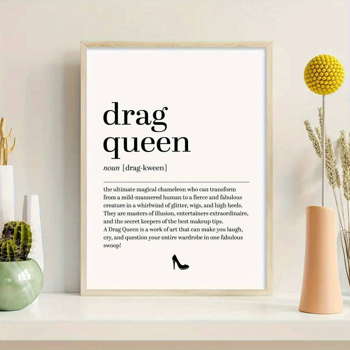 Affiche LGBT — Drag Queen Definition