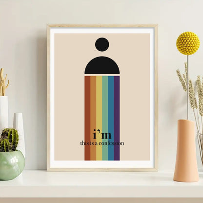 Affiche LGBT — Confession
