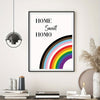 Affiche LGBT <br/> Home Sweet Homo