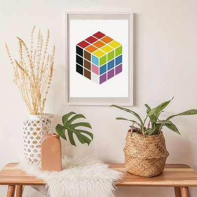 Affiche LGBT <br/> Rubik's Cube