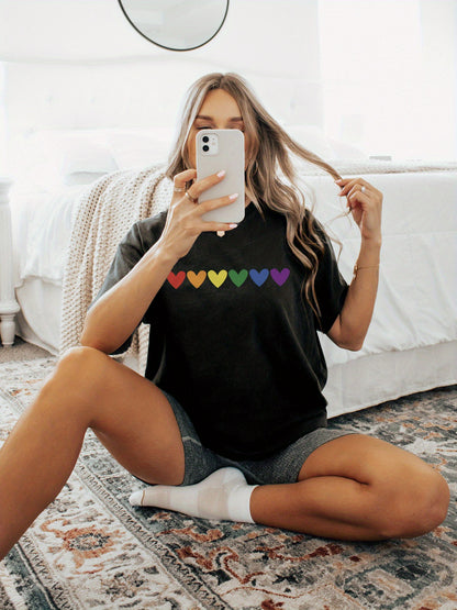 T-shirt LGBT — Coeurs