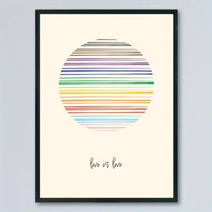 Affiche LGBT — Sunset Love is Love