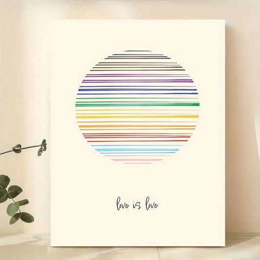 Affiche LGBT — Sunset Love is Love