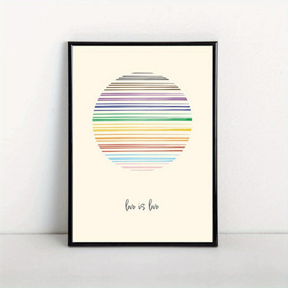 Affiche LGBT — Sunset Love is Love