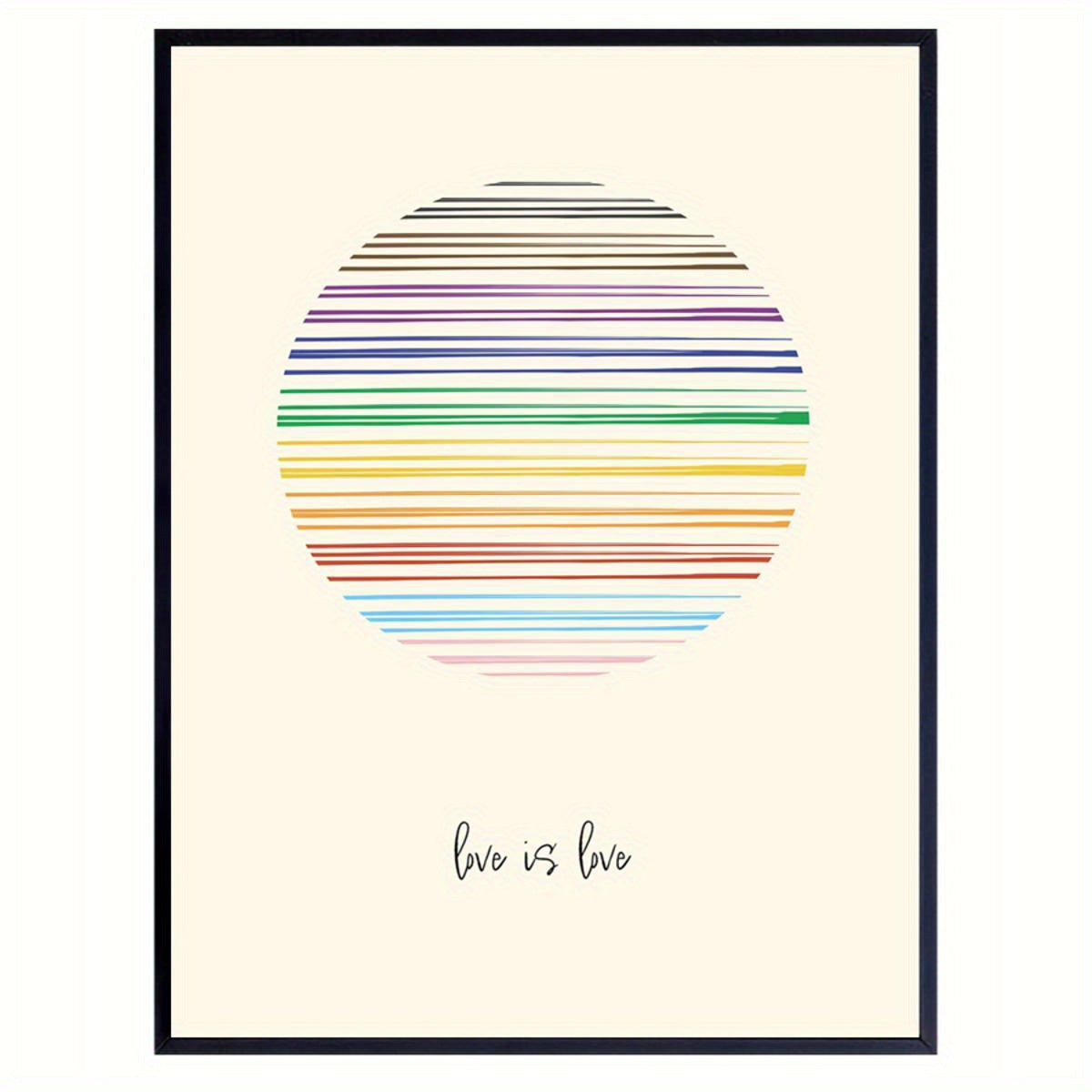 Affiche LGBT — Sunset Love is Love