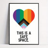 Affiche LGBT <br/> Safe Space