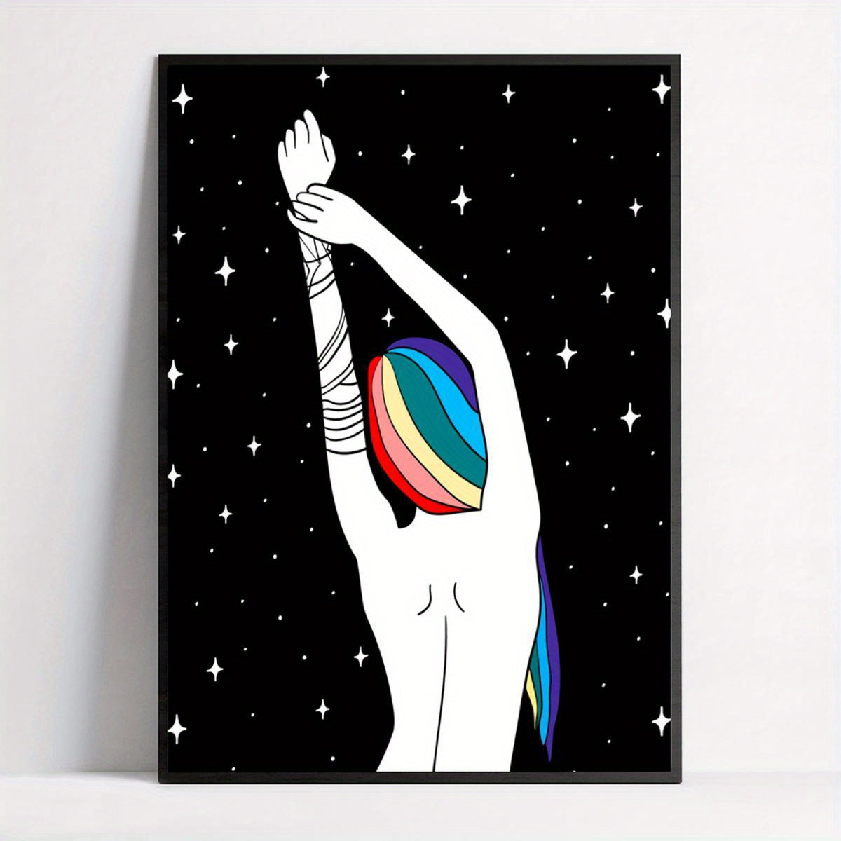 Affiche LGBT — Rainbow Hair