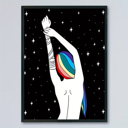 Affiche LGBT — Rainbow Hair