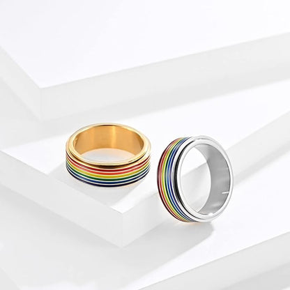 Bague LGBT Arc-en-Ciel
