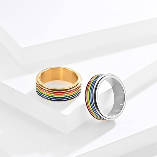 Bague LGBT Arc-en-Ciel