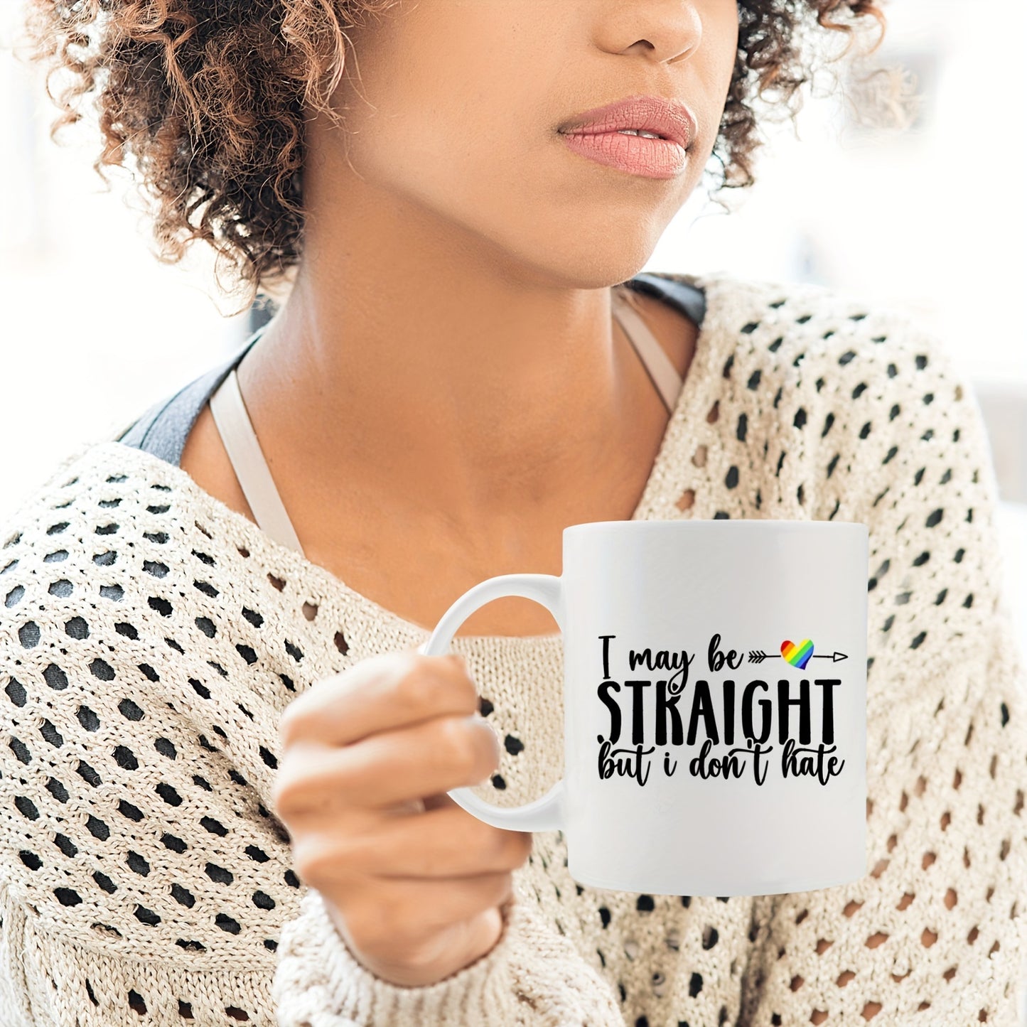Mug LGBT — Straight don't hate