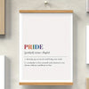 Affiche LGBT <br/> Pride Definition