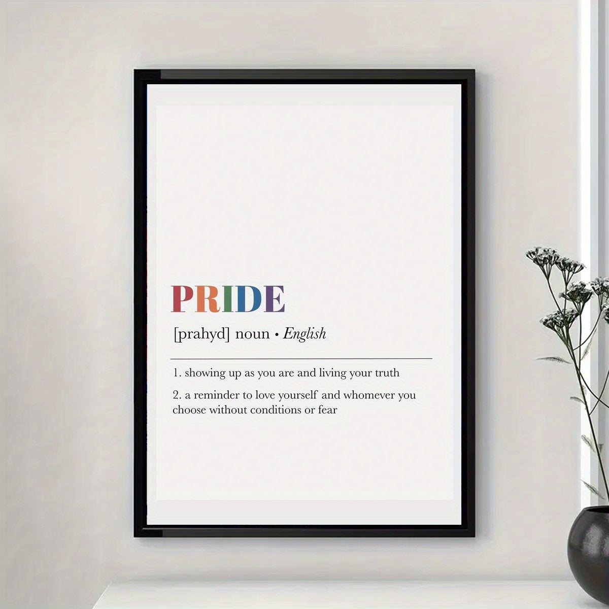Affiche LGBT — Pride Definition