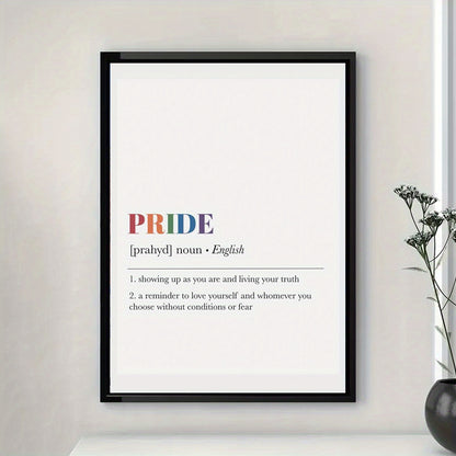 Affiche LGBT — Pride Definition