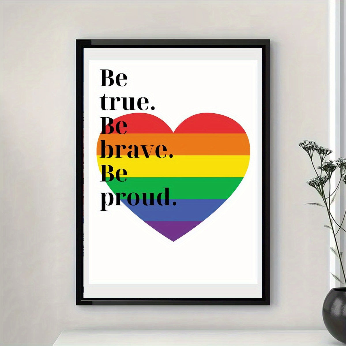 Affiche LGBT Be Proud