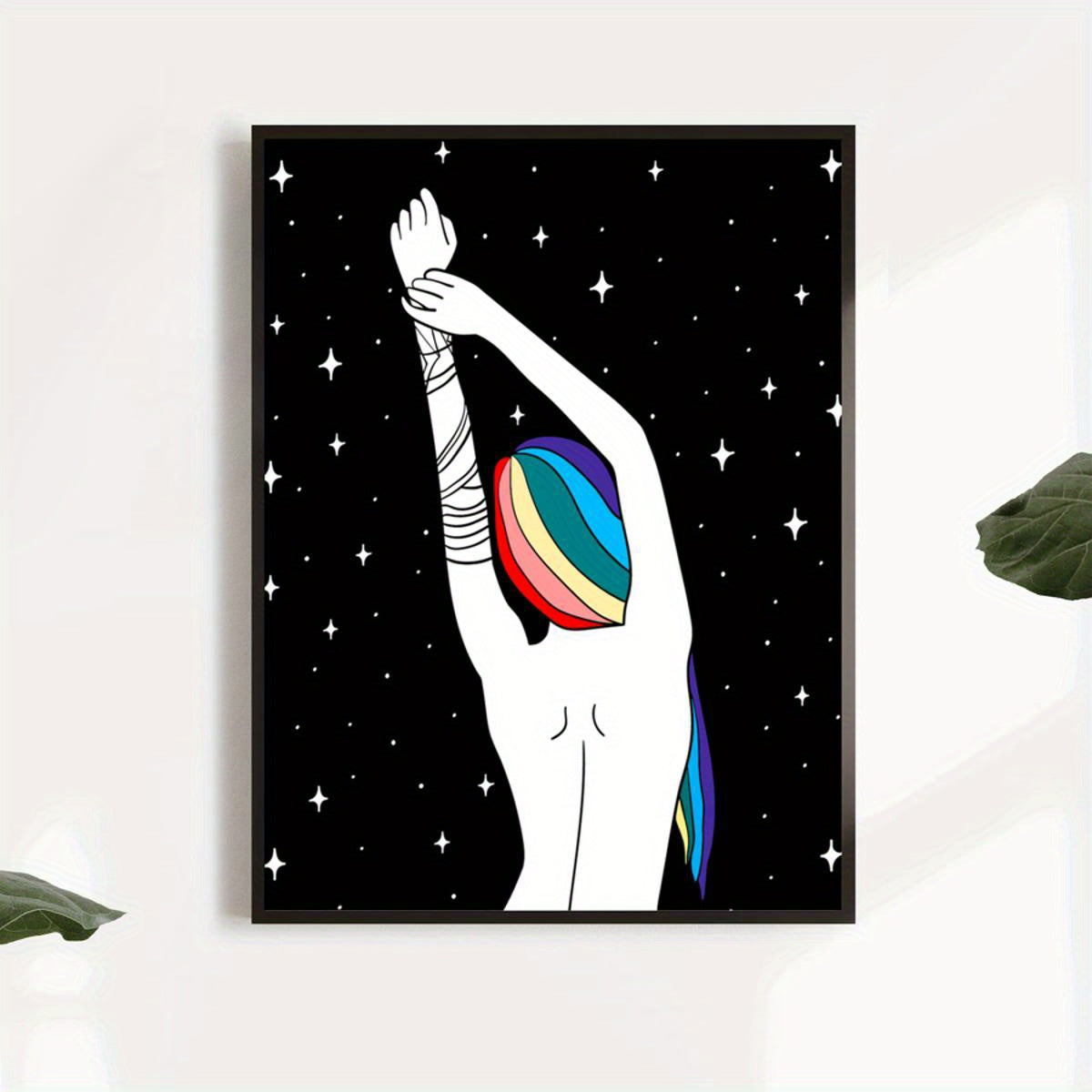 Affiche LGBT — Rainbow Hair