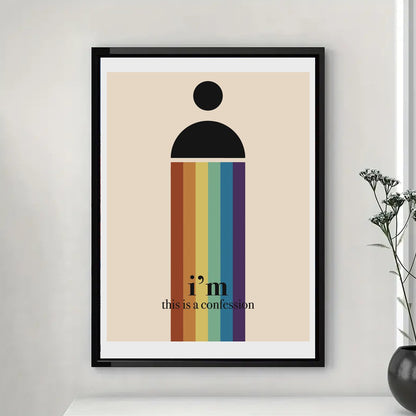 Affiche LGBT — Confession
