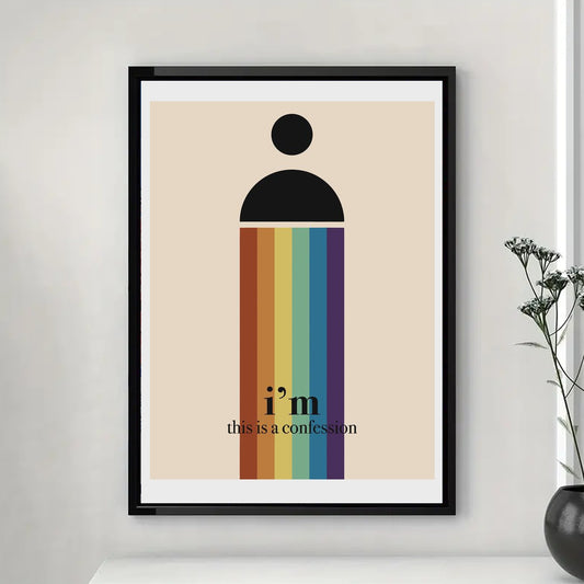 Affiche LGBT — Confession