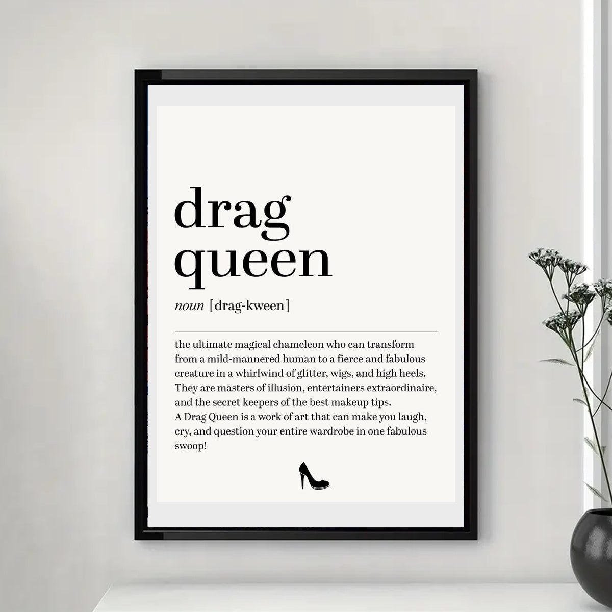 Affiche LGBT — Drag Queen Definition