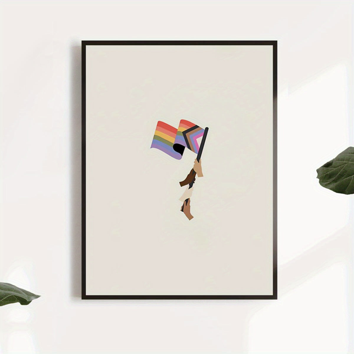 Affiche LGBT — Flag Progress