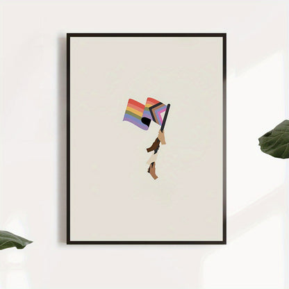 Affiche LGBT — Flag Progress