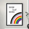 Affiche LGBT Home Sweet Homo