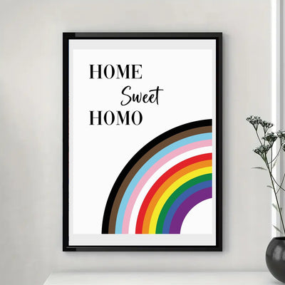 Affiche LGBT Home Sweet Homo