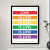 Affiche LGBT Love is Love