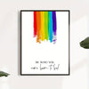 Affiche LGBT Paint Be You